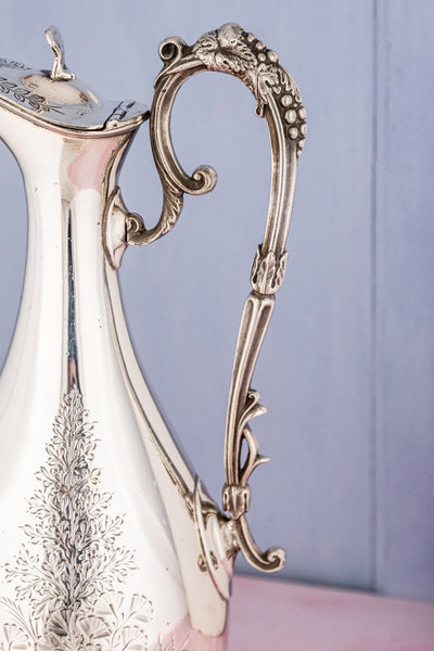 Victorian Silverplate Claret Jug