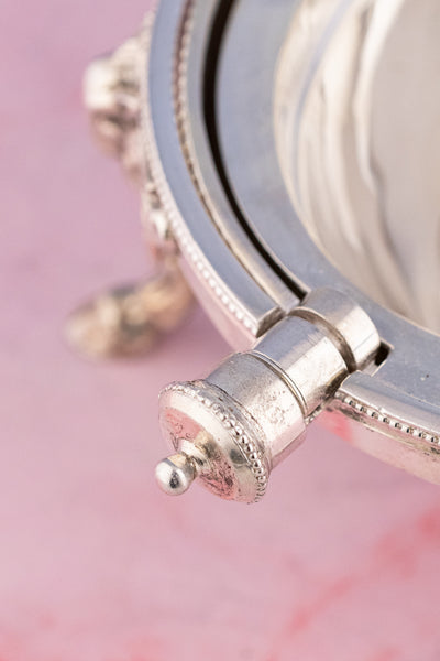 Victorian Silverplate Roll Top Server