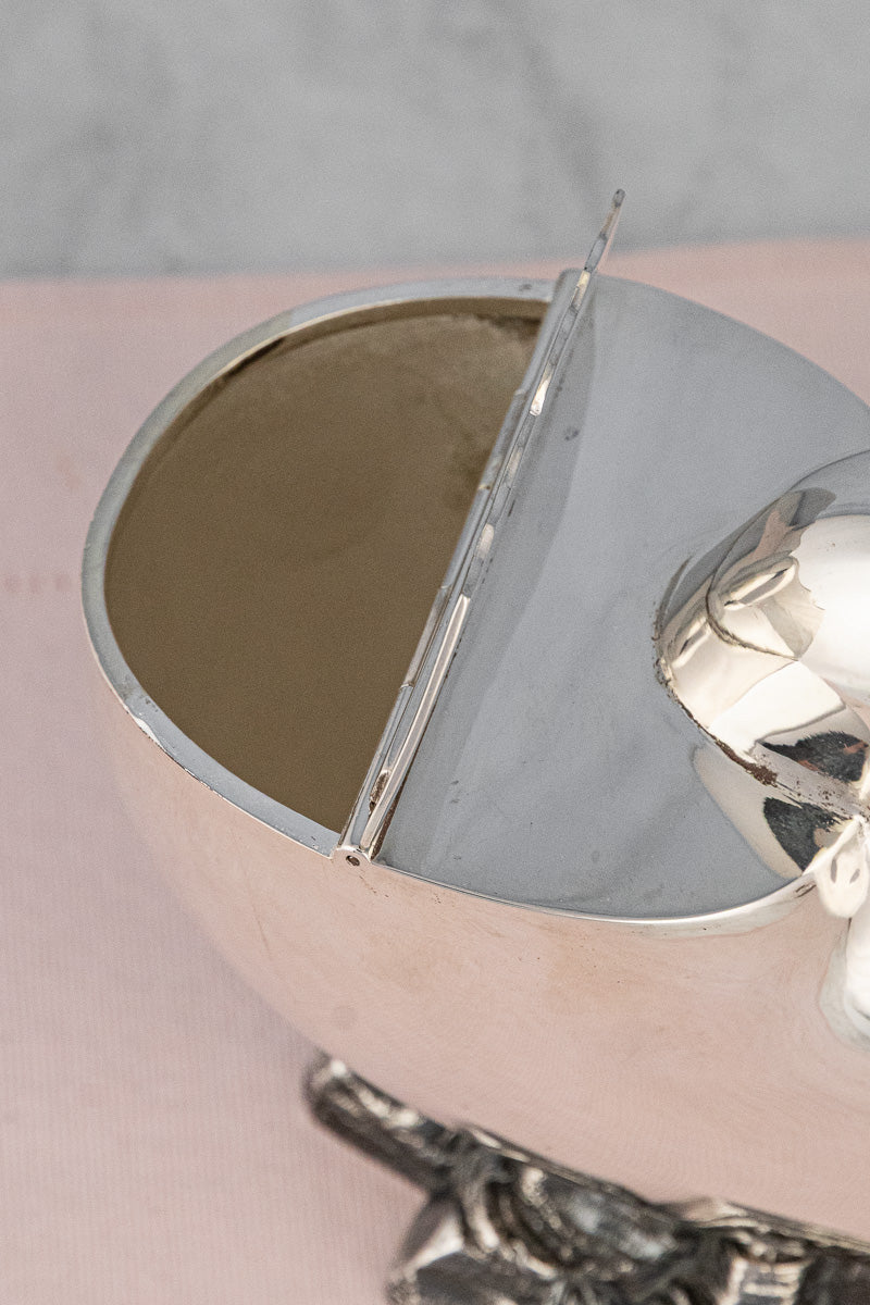 Victorian Silverplate Shell Spoon Warmer