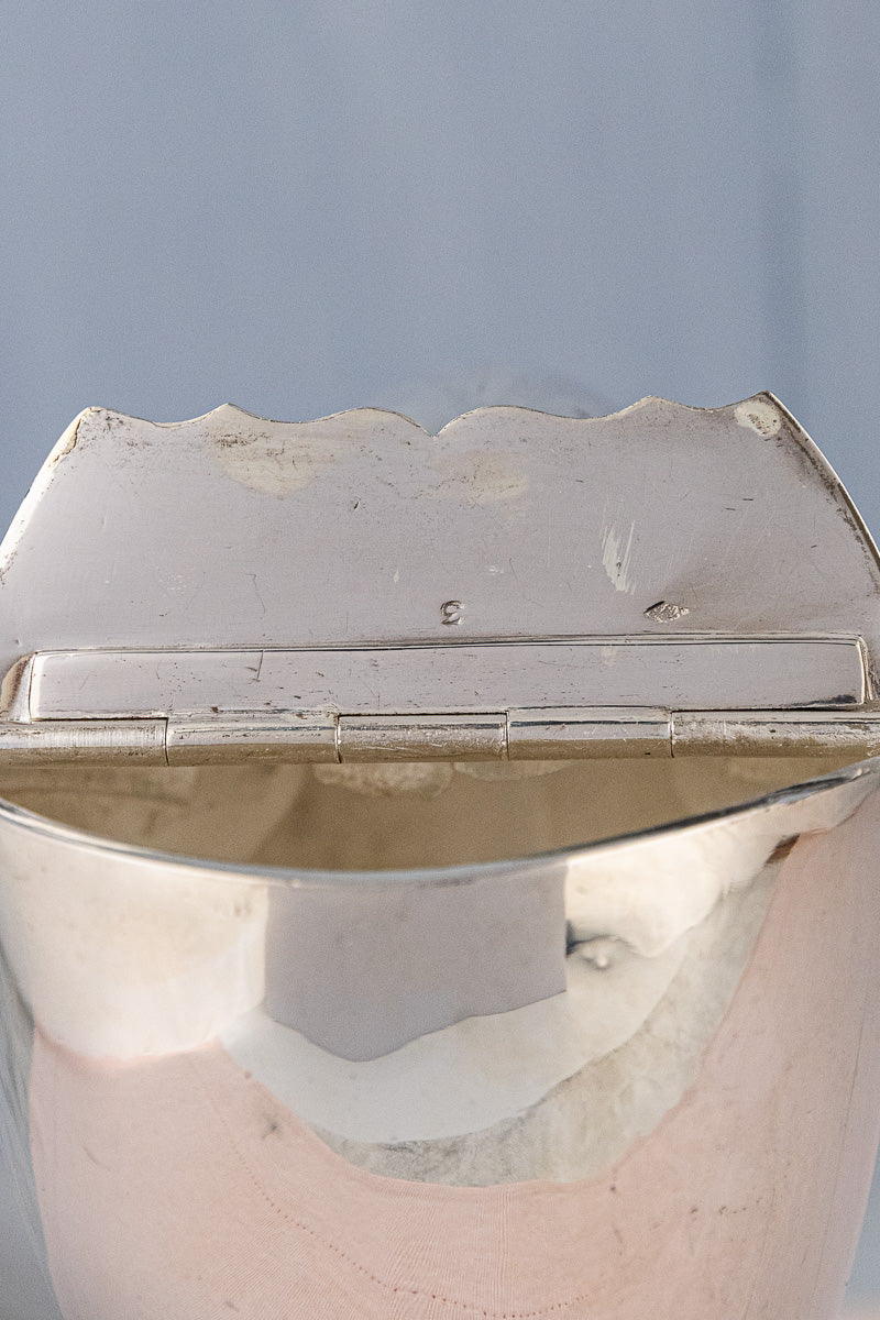 Victorian Silverplate Shell Spoon Warmer