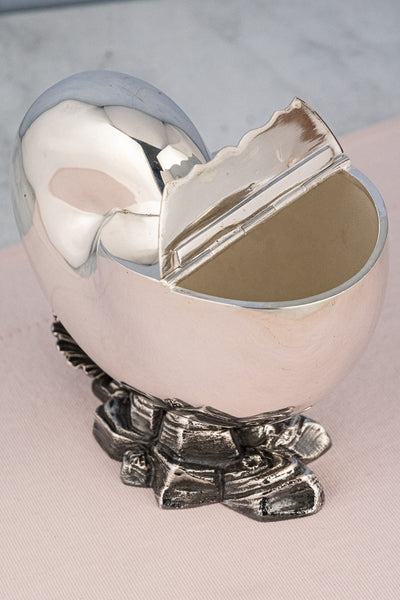 Victorian Silverplate Shell Spoon Warmer