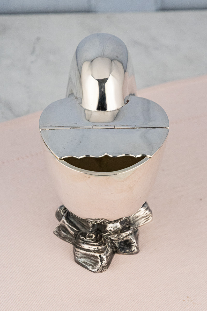 Victorian Silverplate Shell Spoon Warmer