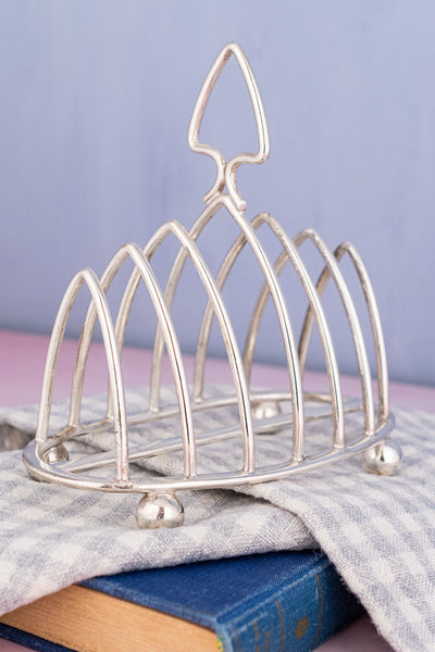 Edwardian Silverplate Toast Rack