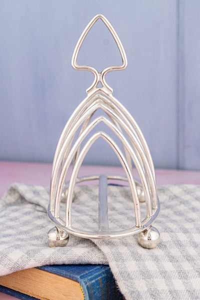 Edwardian Silverplate Toast Rack