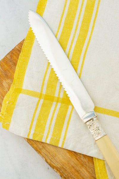 Victorian Silverplate & Ivorine Cake Knife