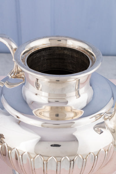 Victorian Silverplate "Self-Pouring" Tea Pot