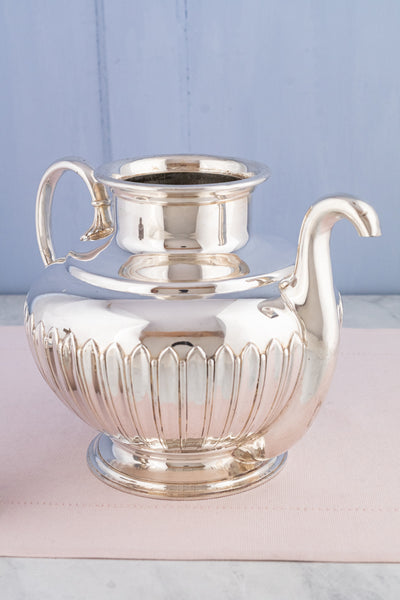 Victorian Silverplate "Self-Pouring" Tea Pot