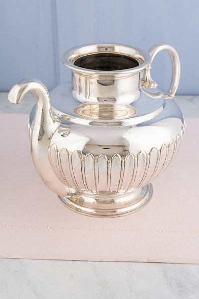 Victorian Silverplate "Self-Pouring" Tea Pot