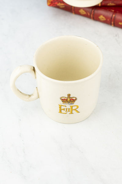 Vintage 1953 Coronation Mug / Tumbler
