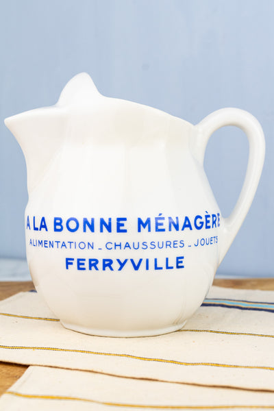 Vintage A La Bonne Ménagère Pitcher