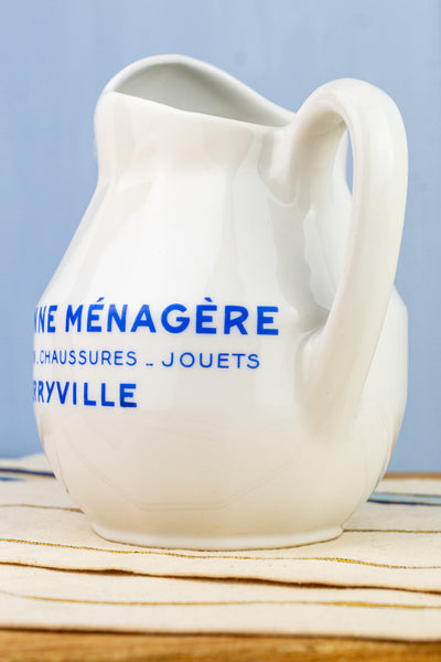 Vintage A La Bonne Ménagère Pitcher