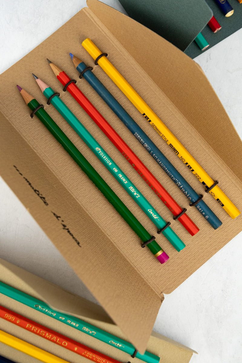 Vintage Antica Cartotecnica Pencils - Set of 5
