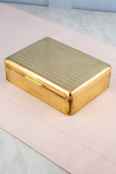 Vintage Brass Cigarette Case
