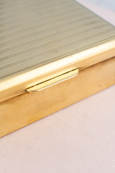 Vintage Brass Cigarette Case