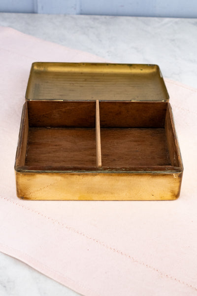 Vintage Brass Cigarette Case