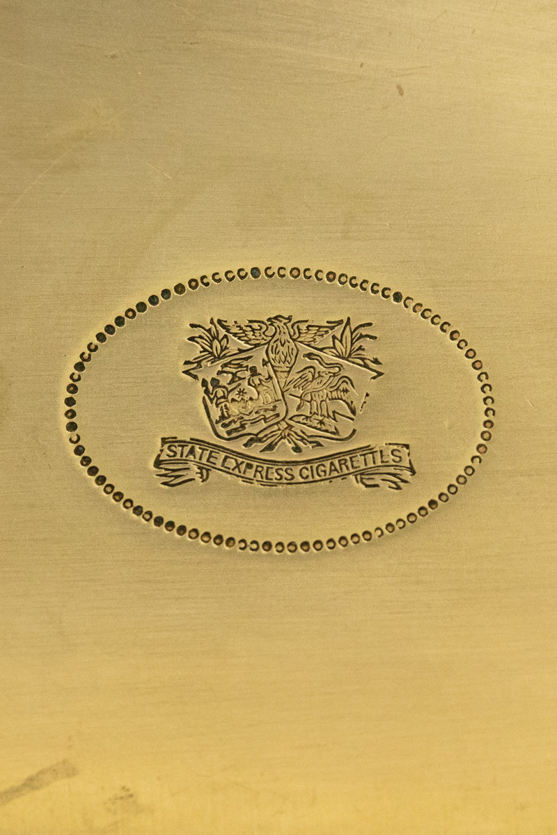 Vintage Brass Cigarette Box