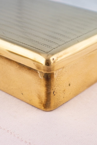 Vintage Brass Cigarette Case