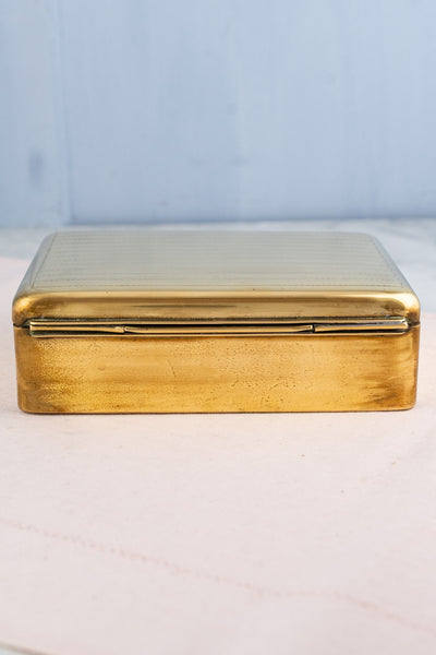 Vintage Brass Cigarette Case