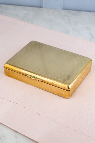 Vintage Brass Cigarette Case