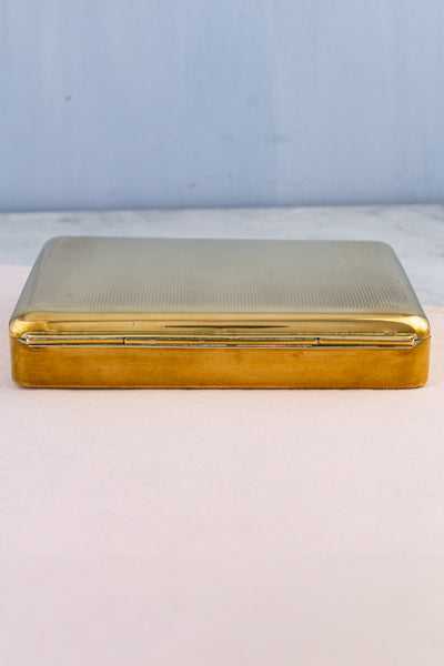 Vintage Brass Cigarette Case