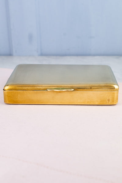 Vintage Brass Cigarette Case