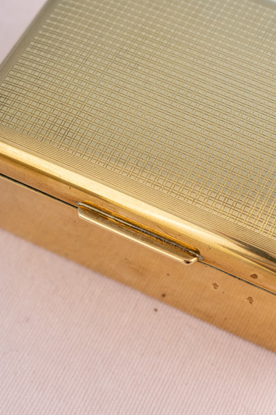 Vintage Brass Cigarette Case