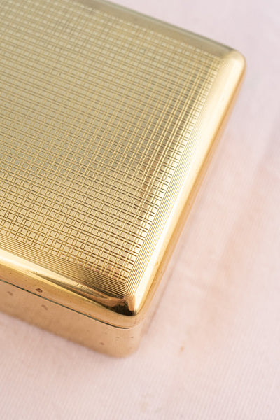 Vintage Brass Cigarette Case