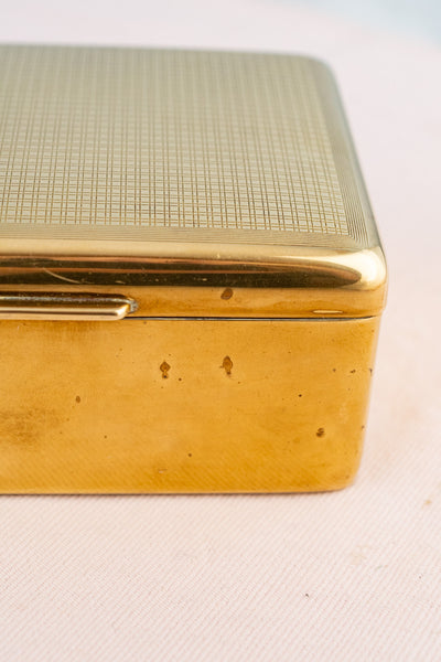 Vintage Brass Cigarette Case