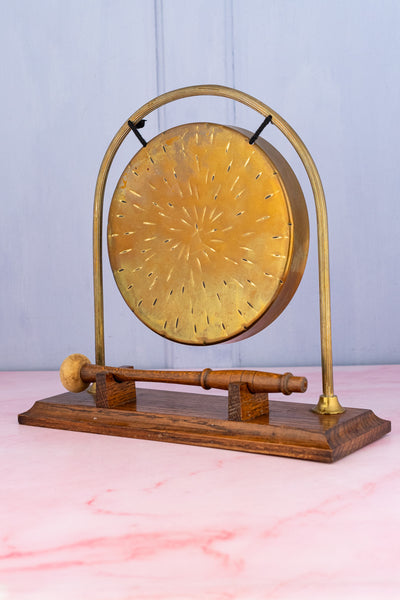 Vintage Brass Dressing Gong