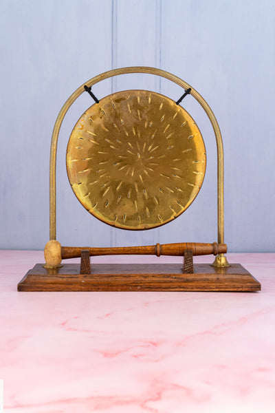 Vintage Brass Dressing Gong