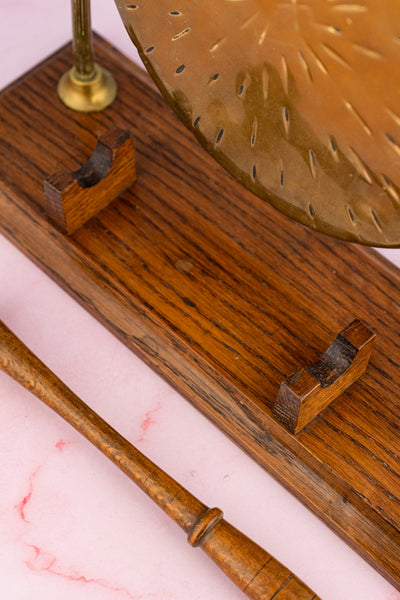 Vintage Brass Dressing Gong