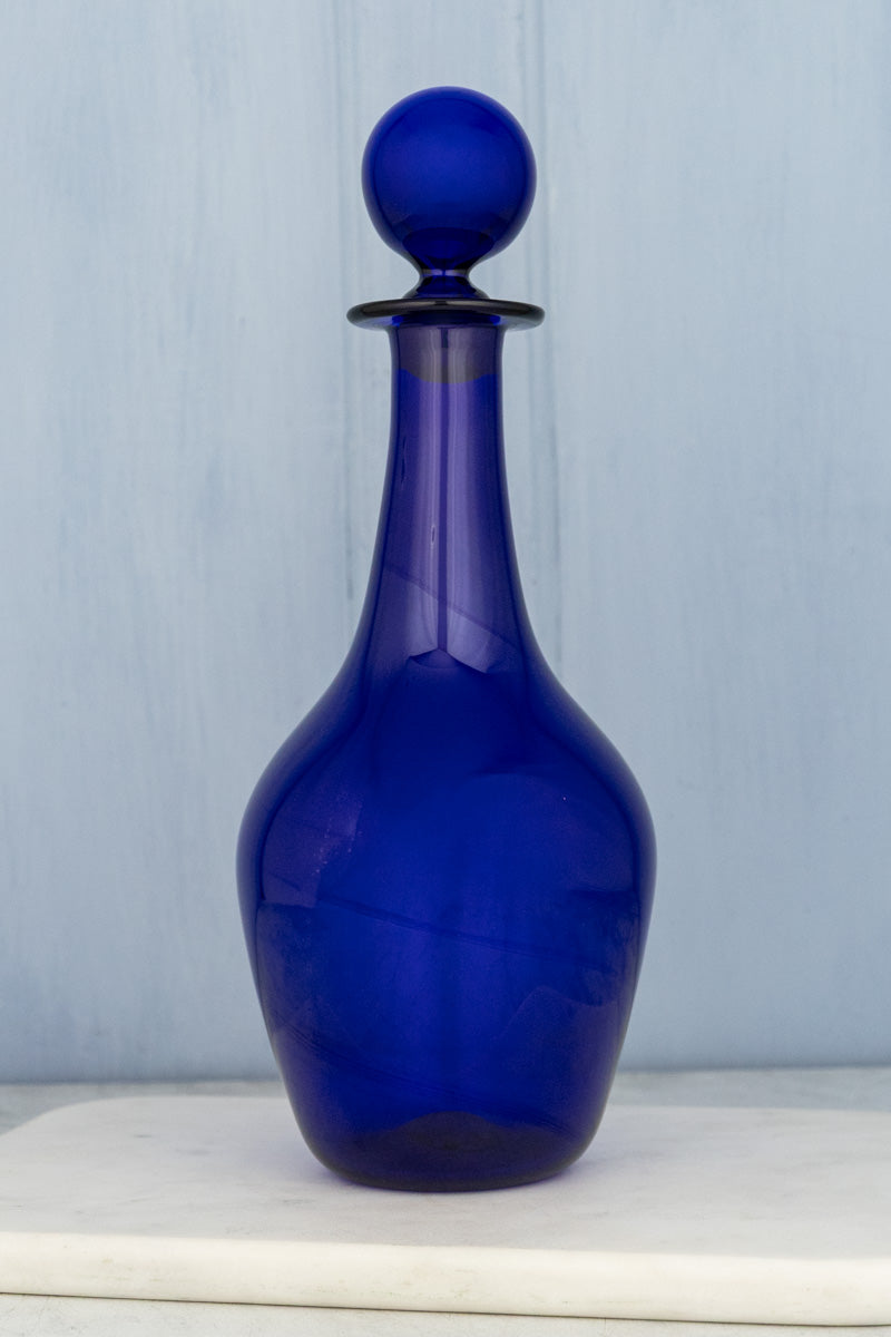 Victorian Bristol Cobalt Decanter