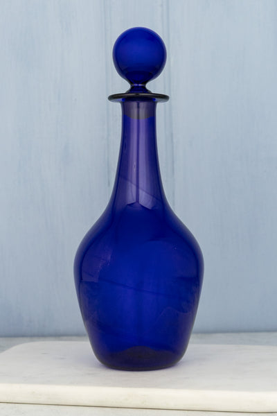 Victorian Bristol Cobalt Decanter