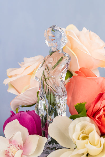 Vintage Cambridge Glass Floral Figural