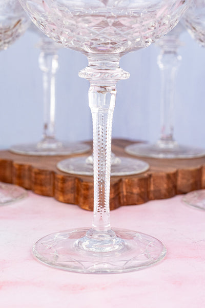 Vintage Champagne Coupes - Set of 6