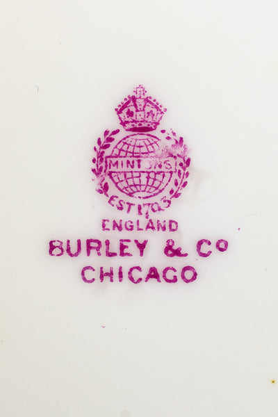 Antique Chicago Burley & Co. Minton Dinner Plates - Set of 12