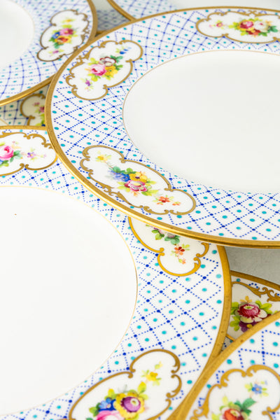 Antique Chicago Burley & Co. Minton Dinner Plates - Set of 12