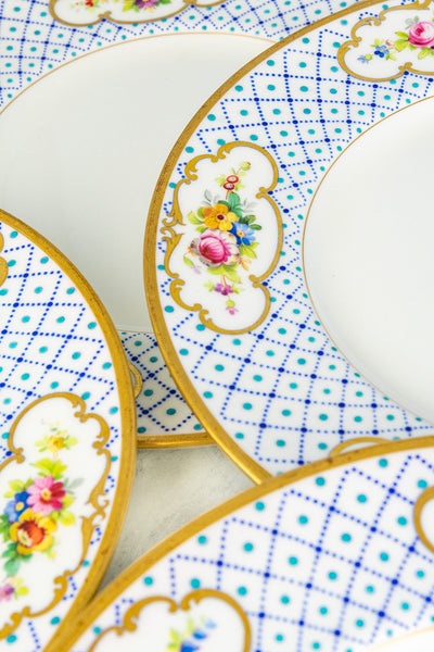 Antique Chicago Burley & Co. Minton Dinner Plates - Set of 12