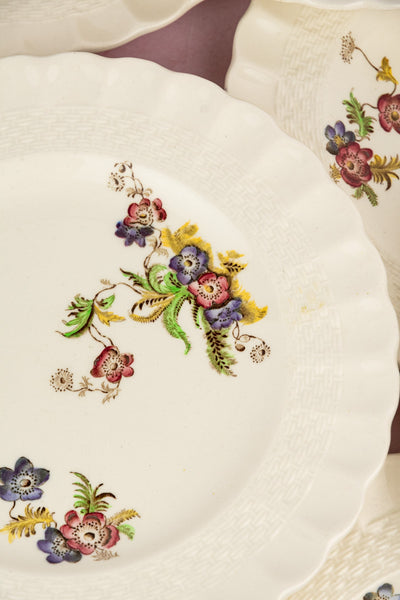 Vintage Copeland Spode Dessert Plate Set