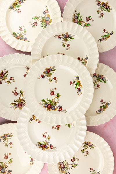 Vintage Copeland Spode Dinner Plate Set