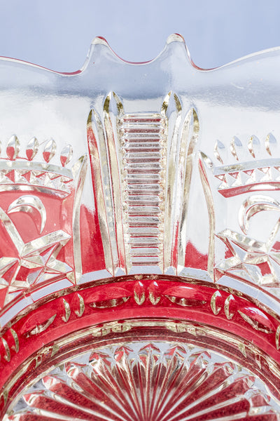 Vintage Glass Royal Crown Bowl