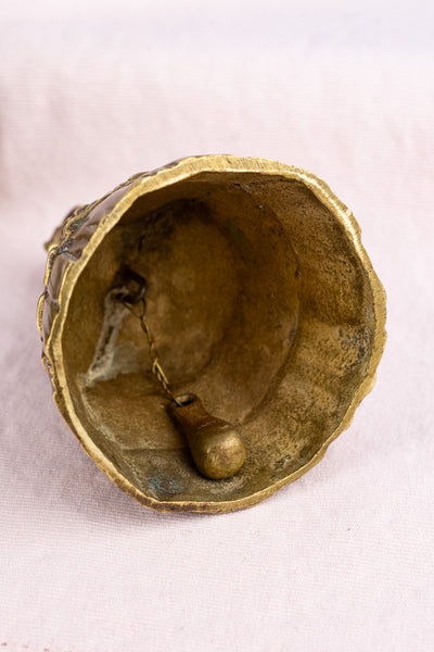 Vintage English Brass Drawing Room Lady Bells