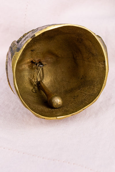 Vintage English Brass Drawing Room Lady Bells