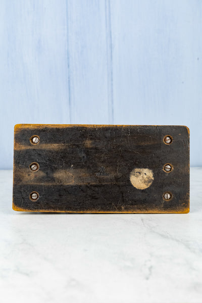 Antique English Brass Letter Rack