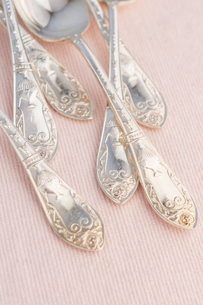 Vintage English Silverplate Afternoon Tea Cutlery Set for 6