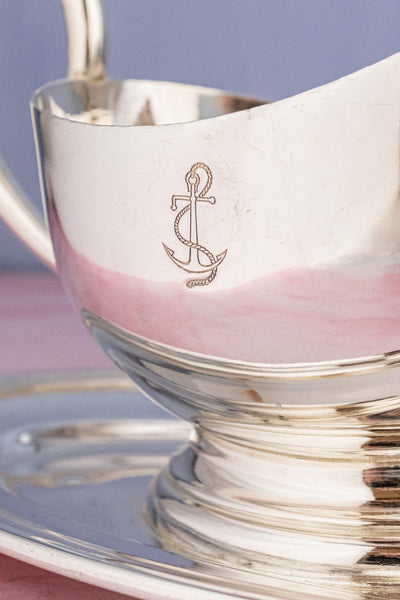 Vintage Silverplate Sauce Boat