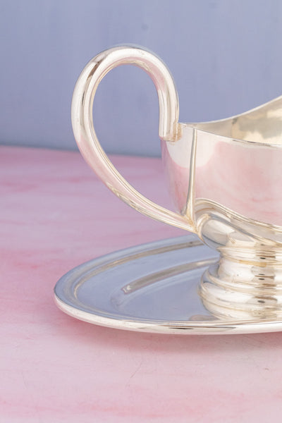 Vintage Silverplate Sauce Boat