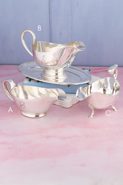 Vintage Silverplate Sauce Boat