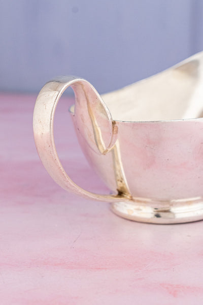 Vintage Silverplate Sauce Boat