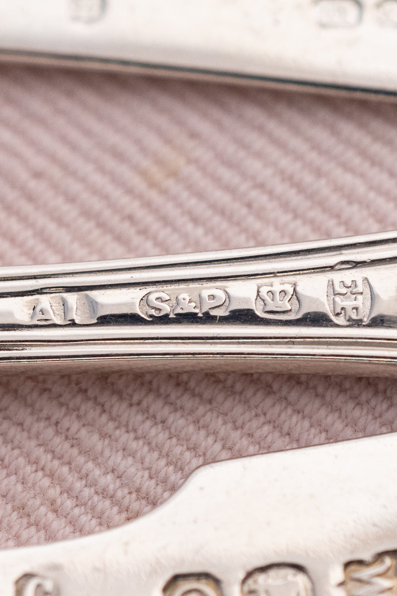 Vintage English Silverplate & Gilded Egg Spoon